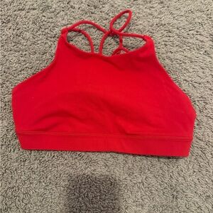 Lululemon sports bra size 8 red
